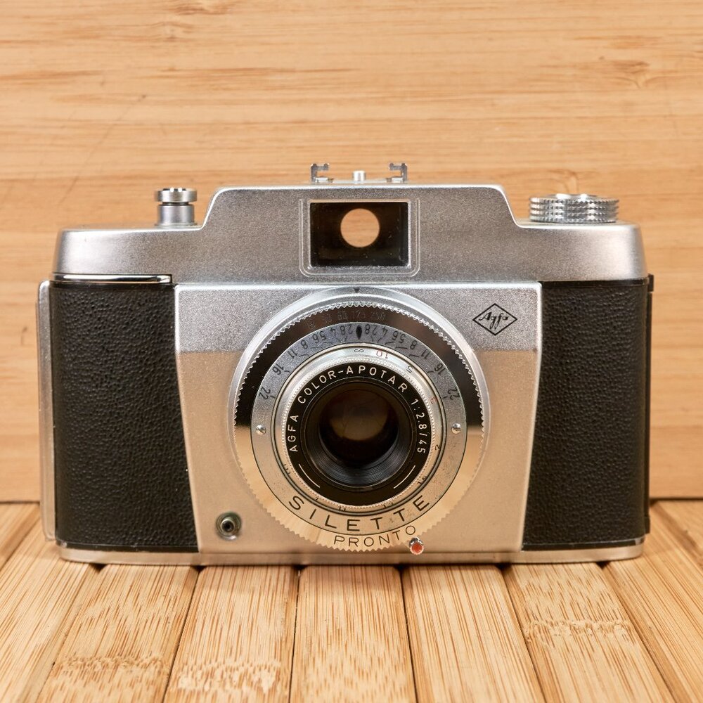 Vintage 50s Agfa Silette Pronto Type 6 (1958), 35mm Rangefinder Film Camera